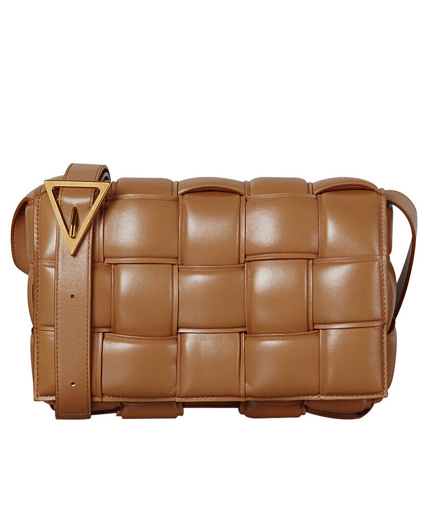 Bottega Veneta Padded Cassette Bag Leather Coffee